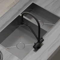 Смеситель для кухни Sancos Dora SC4003MB с гибким изливом, матовый черный