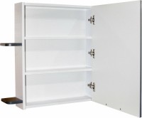Зеркало-шкаф Mixline Байкал 70 подвесной, белый, правый