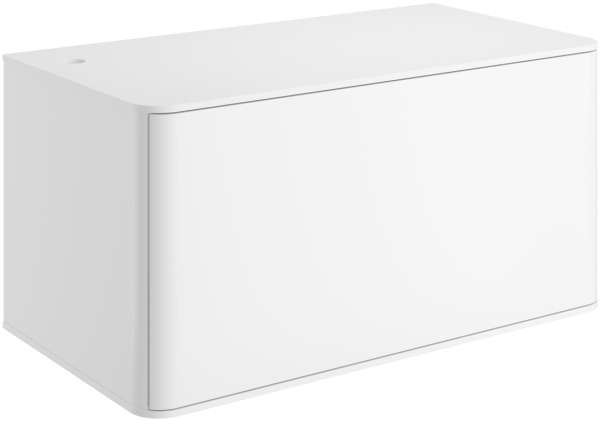 Тумба под раковину со столешницей STWORKI Ноттвиль 80 белая, с отверстием под смеситель