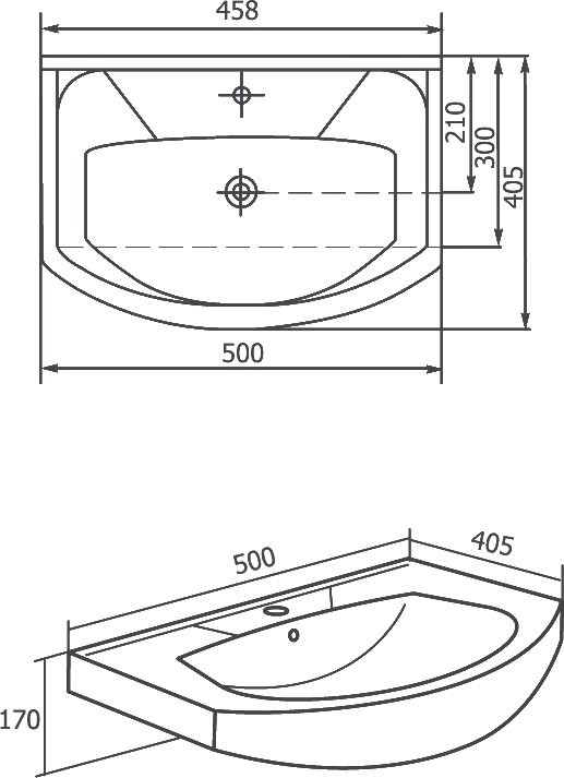Мебель для ванной комнаты Aqwella Rodos 50 напольная, белая