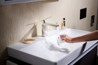 Смеситель для раковины Hansgrohe Tecturis E 110 73010000 хром