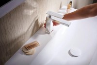 Смеситель для раковины Hansgrohe Tecturis E 110 73010000 хром
