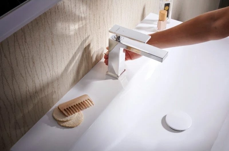 Смеситель для раковины Hansgrohe Tecturis E 110 73010000 хром