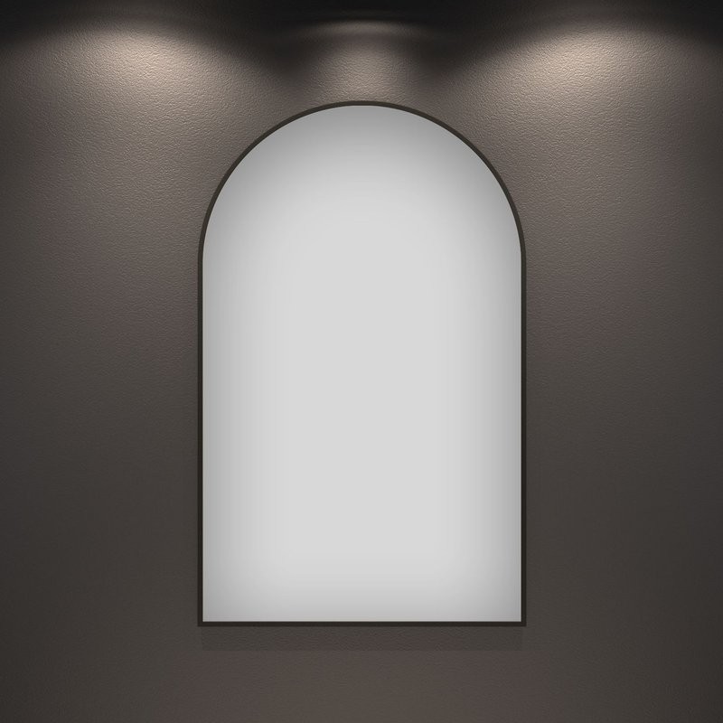 Зеркало Wellsee 7 Rays’ Spectrum 60х90 черное матовое