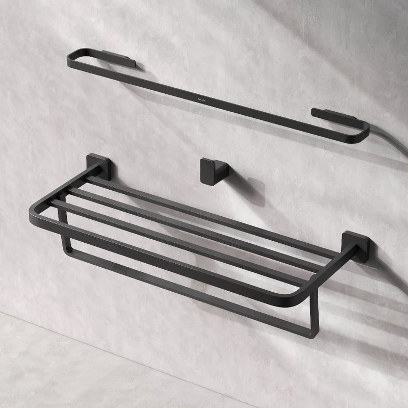 Крючок AM.PM Func A8F36022 матовый черный, на шурупах