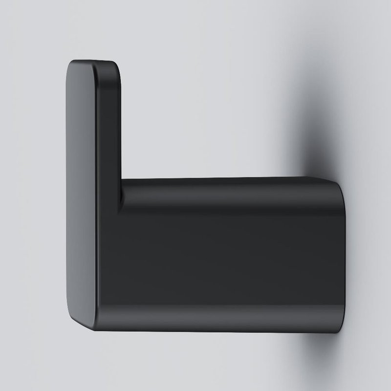 Крючок AM.PM Func A8F36022 матовый черный, на шурупах