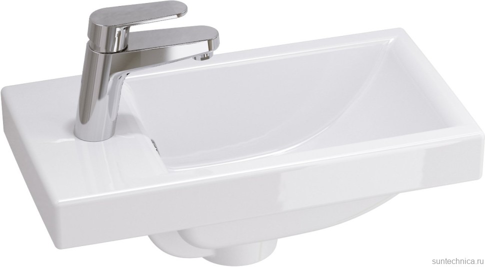 Тумба с раковиной Style Line Compact 40 Люкс, черная