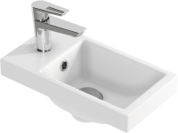 Тумба с раковиной Style Line Compact 40 Люкс, черная