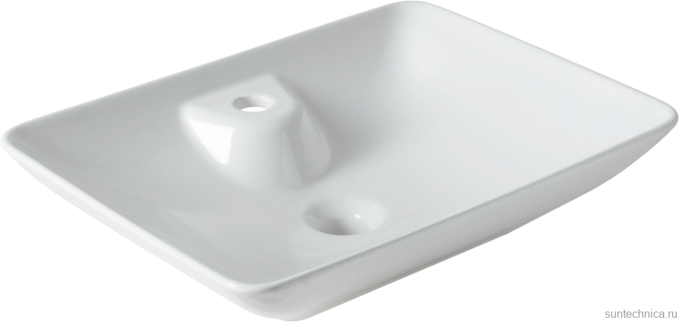 Накладная раковина Allen Brau Fantasy Y 53x40, белый глянец