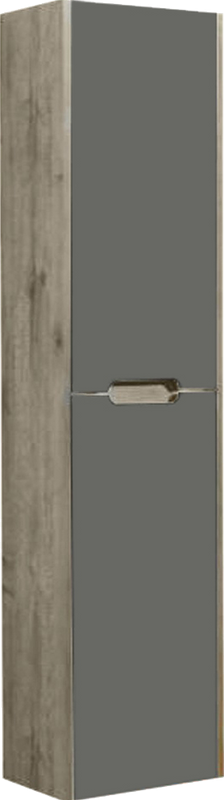 Шкаф пенал для ванной AQUATON Оливия грей/дуб ойстер