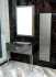 Мебель для ванной Armadi Art Lucido 100 глянцевый графит, раковина 852-100-GR, ножки хром