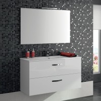 Мебель для ванной комнаты Jacob Delafon Ola 100 белый блестящий