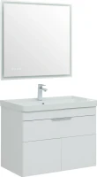 Мебель для ванной комнаты Aquanet Ирис new 70 подвесная, 1 ящик, 2 дверцы