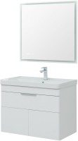 Мебель для ванной комнаты Aquanet Ирис new 70 подвесная, 1 ящик, 2 дверцы