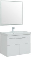 Мебель для ванной комнаты Aquanet Ирис new 70 подвесная, 1 ящик, 2 дверцы