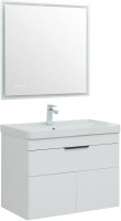 Мебель для ванной комнаты Aquanet Ирис new 70 подвесная, 1 ящик, 2 дверцы