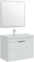 Мебель для ванной комнаты Aquanet Ирис new 70 подвесная, 1 ящик, 2 дверцы