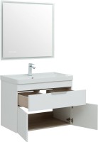Мебель для ванной комнаты Aquanet Ирис new 70 подвесная, 1 ящик, 2 дверцы