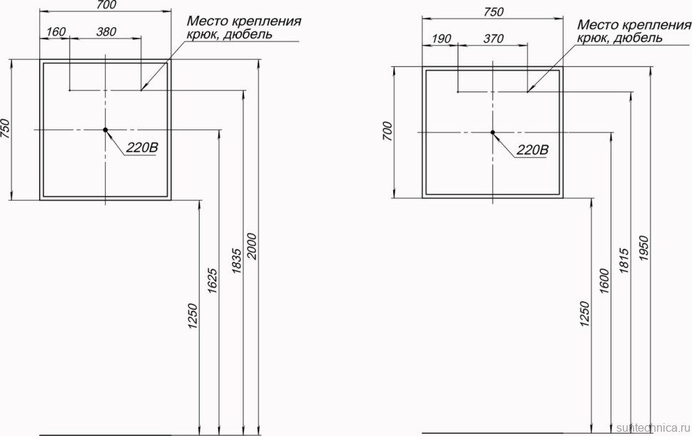 Мебель для ванной комнаты Aquanet Ирис new 70 подвесная, 1 ящик, 2 дверцы