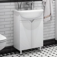 Мебель для ванной комнаты Corozo Сириус 55 белая