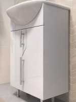 Тумба с раковиной Vigo 45 напольная, белая