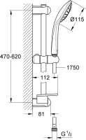 Душевой комплект Термостат Grohe Grohtherm 34793000 + Гарнитур Euphoria 27266001 Душевой комплект Термостат Grohe Grohtherm 34793000 + Гарнитур Euphoria 27266001