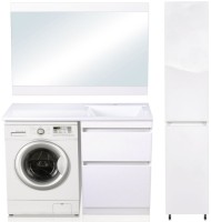 Мебель для ванной комнаты Style Line Даллас 120 Люкс Plus напольная, белая, эмаль R