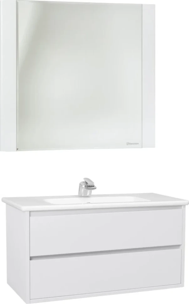 Тумба с раковиной Bellezza Лоренцо 100 белая