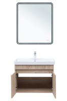 Мебель для ванной комнаты Aquanet Оптима 70 подвесная, дуб светлый