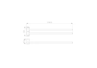 Держатель для полотенец Wonzon & Woghand Lotte WW-8331-BGM темный графит Держатель для полотенец Wonzon & Woghand Lotte WW-8331-BGM темный графит