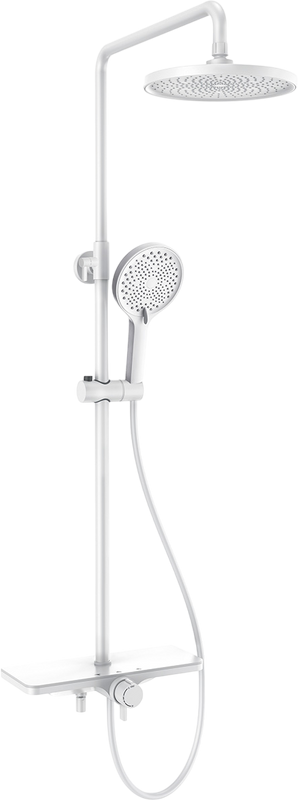 Душевая стойка AQUAme AQM8002W белая