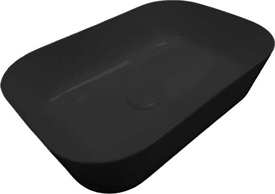 Накладная раковина Hatria Happy hour A0Y2A002 черная матовая