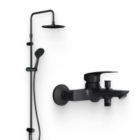 Душевой комплект Смеситель AM.PM Tender F45A10022 + Стойка Gem F0790022