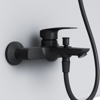 Душевой комплект Смеситель AM.PM Tender F45A10022 + Стойка Gem F0790022