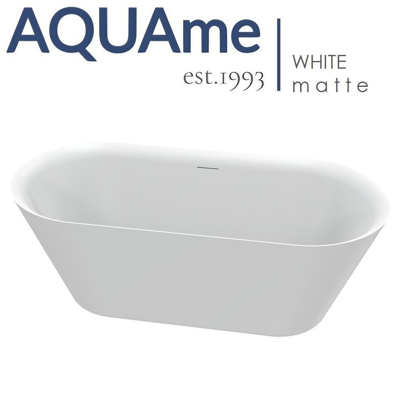 Ванна AQUAme акриловая отдельностоящая AQM3501MW
