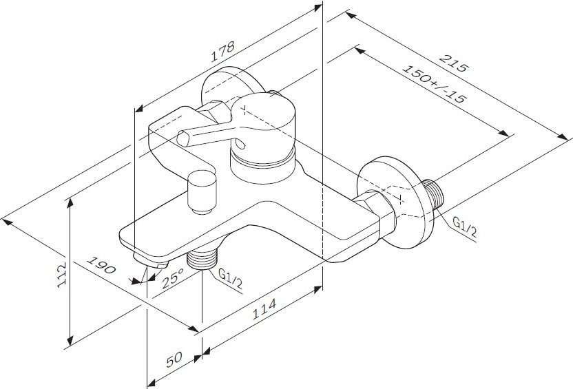Душевой комплект Смеситель AM.PM X-Joy F85B10000 + Стойка Like F0780064