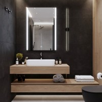 Зеркало Laparet Electra 70х100 с подсветкой, диммером, с функцией антизапотевания