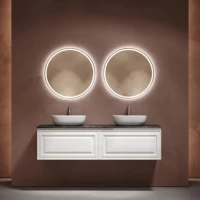 Тумба с раковиной Sancos Very 160 bianco, столешница черный мрамор TT160A1X, раковина CN6009