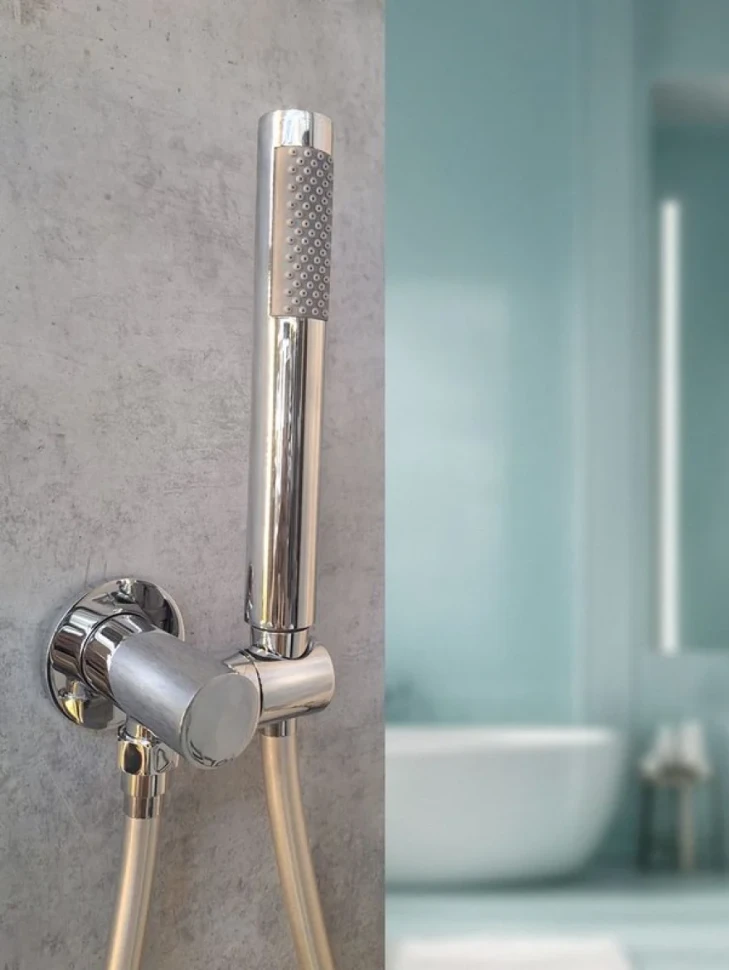 Душевой комплект AltroBagno Unione 040106 Cr С ВНУТРЕННЕЙ ЧАСТЬЮ, хром