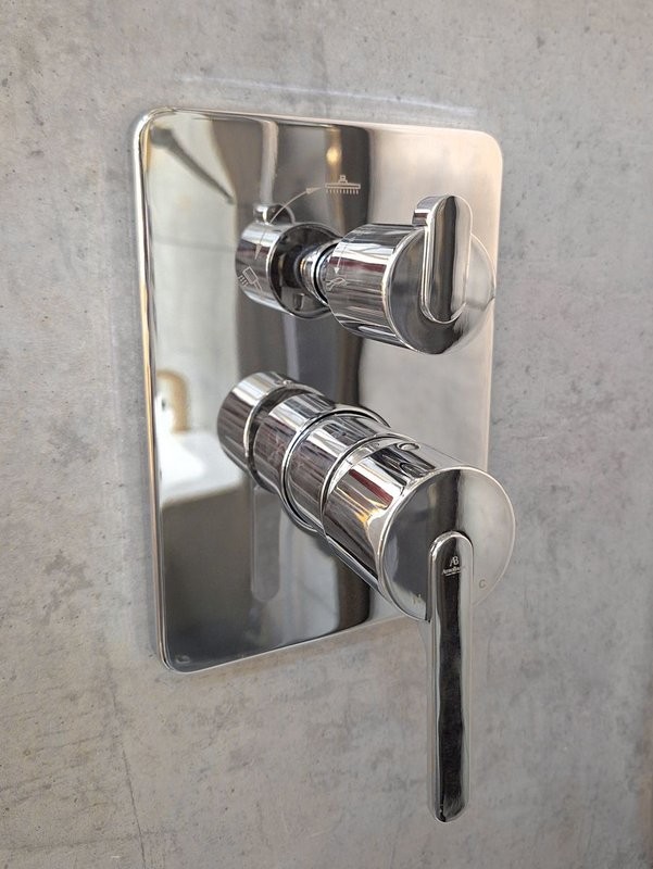 Душевой комплект AltroBagno Unione 040106 Cr С ВНУТРЕННЕЙ ЧАСТЬЮ, хром