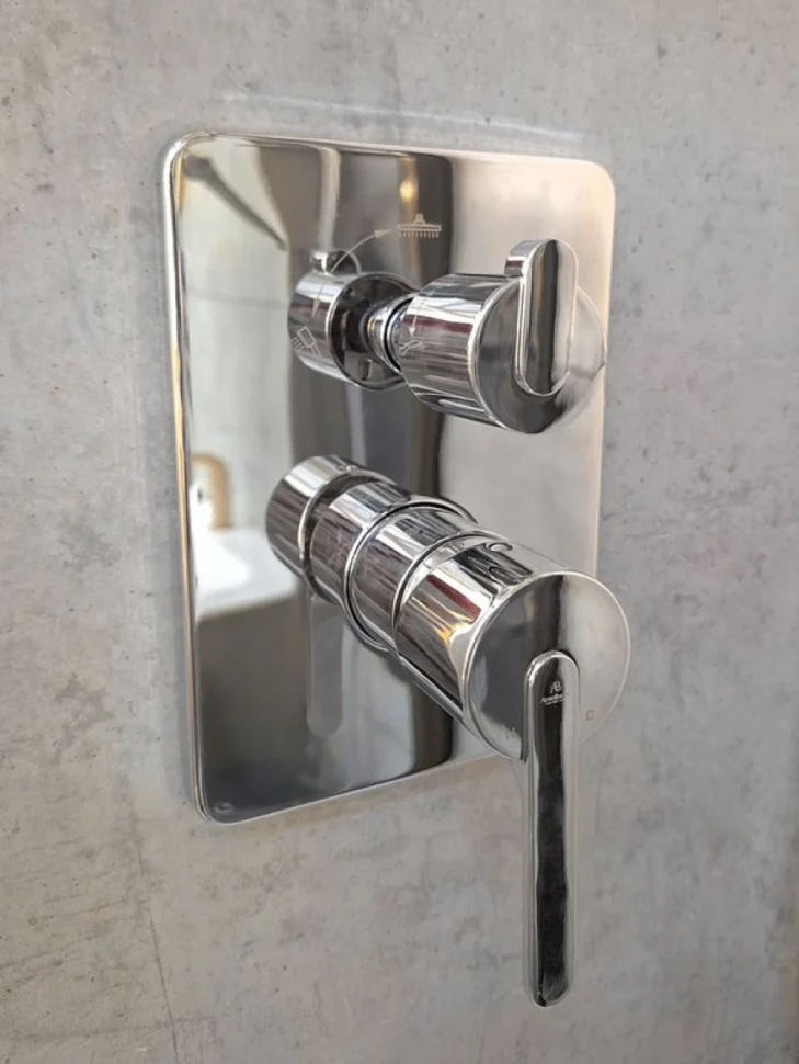 Душевой комплект AltroBagno Unione 040106 Cr С ВНУТРЕННЕЙ ЧАСТЬЮ, хром