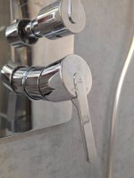 Душевой комплект AltroBagno Unione 040106 Cr С ВНУТРЕННЕЙ ЧАСТЬЮ, хром