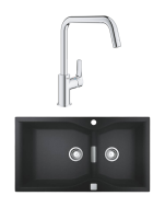Комплект Мойка Grohe K700 + Смеситель Eurosmart