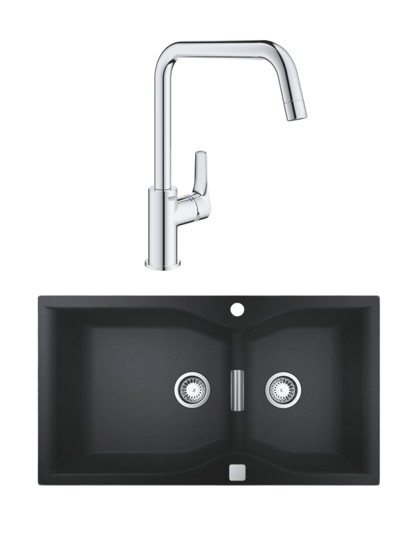 Комплект Мойка Grohe K700 + Смеситель Eurosmart