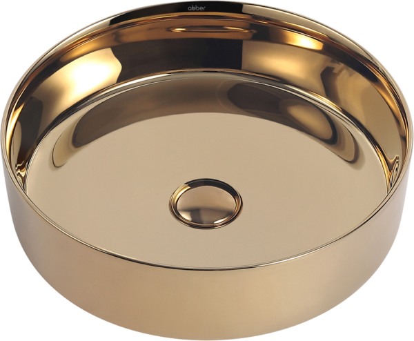 Накладная раковина Abber Bequem AC2109GG золото