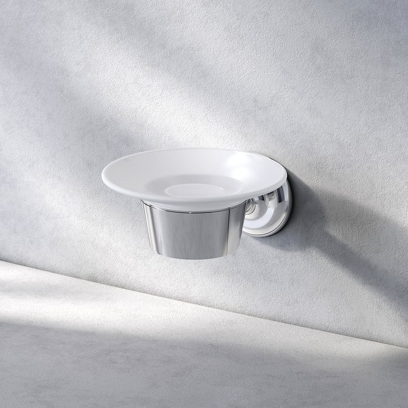 Мыльница AM.PM Like A8034200 настенная, стеклянная, хром