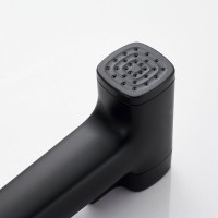 Гигиенический душ Rose R1505H-2 со смесителем, С ВНУТРЕННЕЙ ЧАСТЬЮ, черный