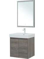 Мебель для ванной комнаты Aquanet Nova Lite 60 дуб рошелье, с дверками