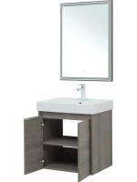Мебель для ванной комнаты Aquanet Nova Lite 60 дуб рошелье, с дверками