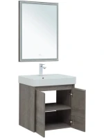 Мебель для ванной комнаты Aquanet Nova Lite 60 дуб рошелье, с дверками